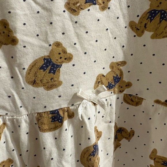 Vintage Honors Intimates Bear Bows Nightgown Large - Picture 6 of 10